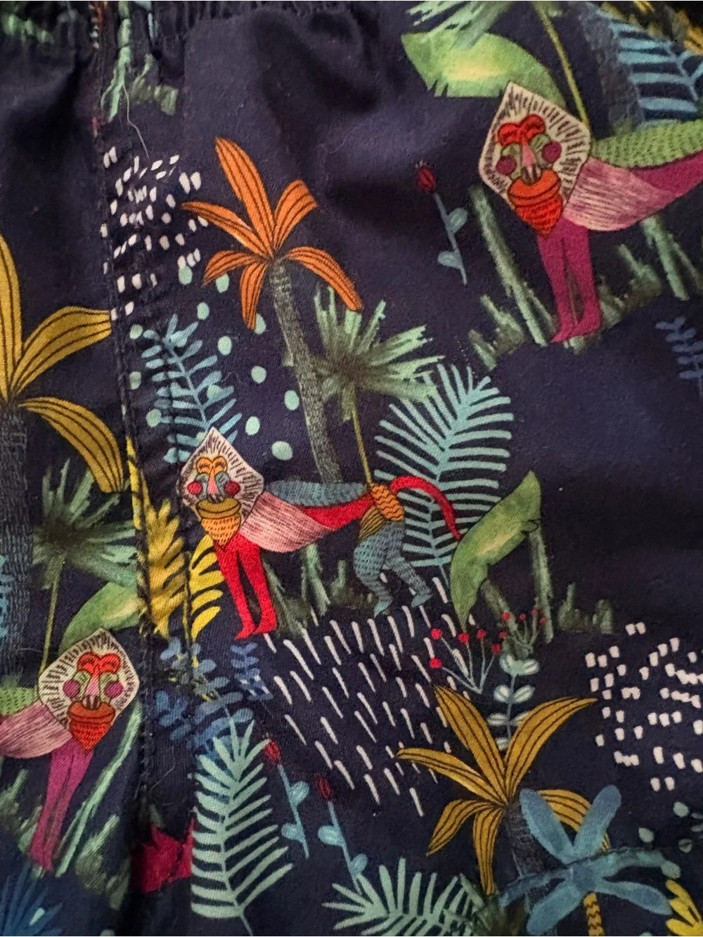 Zara boys Tropical Print Swim Shorts - size 6/7